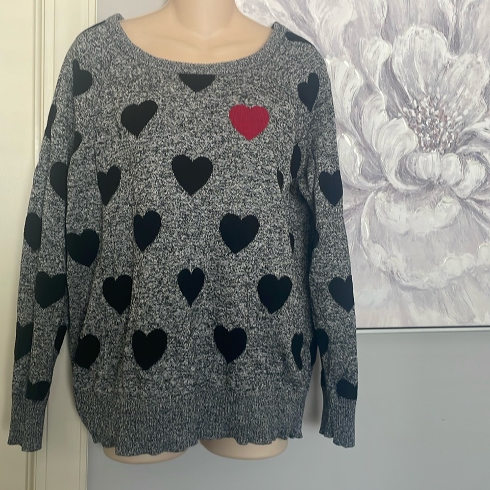 SOLD Torrid Heart Sweater